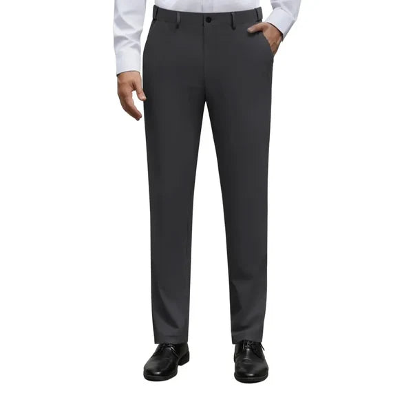 Men's Stretch Dress   Pants – No Iron,   Wrinkle-Resistant   Business Casual Golf   Pants with Expandable   Waist