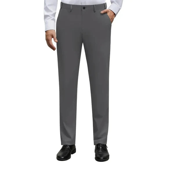 Men's Stretch Dress   Pants – No Iron,   Wrinkle-Resistant   Business Casual Golf   Pants with Expandable   Waist